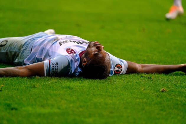 Michail Antonio West Ham United, 9 is visibly disappointed sadly dejected, Eintracht Frankfurt vs West Ham United, football, Europa League, semifinals, second leg, season 2021 2022, 05 05 2022, Eintracht Frankfurt vs West Ham United, football, Europa League, semifinals, second leg, season 2021 2022, 05 05 2022 Frankfurt am Main Copyright: xEibner-Pressefotox EP_EER