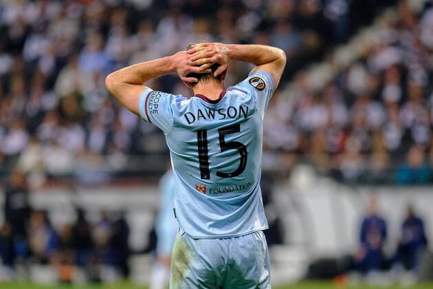 Craig Dawson West Ham United, 15 is visibly disappointed sadly dejected, Eintracht Frankfurt vs West Ham United, football, Europa League, semifinals, second leg, season 2021 2022, 05 05 2022, Eintracht Frankfurt vs West Ham United, football, Europa League, semifinals, second leg, season 2021 2022, 05 05 2022 Frankfurt am Main Copyright: xEibner-Pressefotox EP_EER