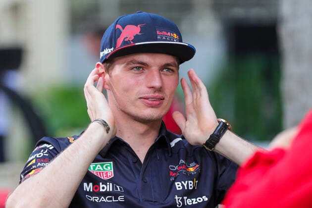 FORMULA 1 CRYPTO.COM MIAMI GRAND PRIX 2022 Miami International Autodrome, Miami, United States on 5 May 2022, Max Verstappen 1 (NED), HONDA Red Bull Racing RB18 media interview during the FORMULA 1 CRYPTO.COM MIAMI GRAND PRIX 2022, Phil Duncan Editorial Use Only Copyright: xPhilxDuncanx ESM-0457-0011