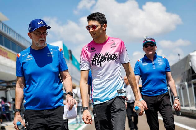 31 Esteban Ocon FRA, BWT Alpine F1 Team , F1 Grand Prix of Miami at Miami International Autodrome on May 5, 2022 in Miami, United States of America Photo by HOCH ZWEI Miami United States of America