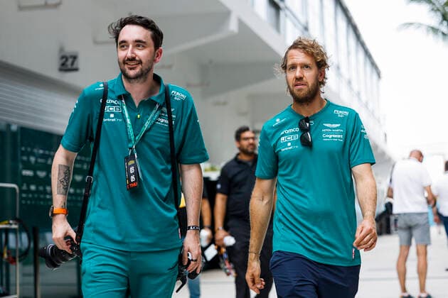 5 Sebastian Vettel DEU, Aston Martin Aramco Cognizant F1 Team , F1 Grand Prix of Miami at Miami International Autodrome on May 5, 2022 in Miami, United States of America Photo by HOCH ZWEI Miami United States of America