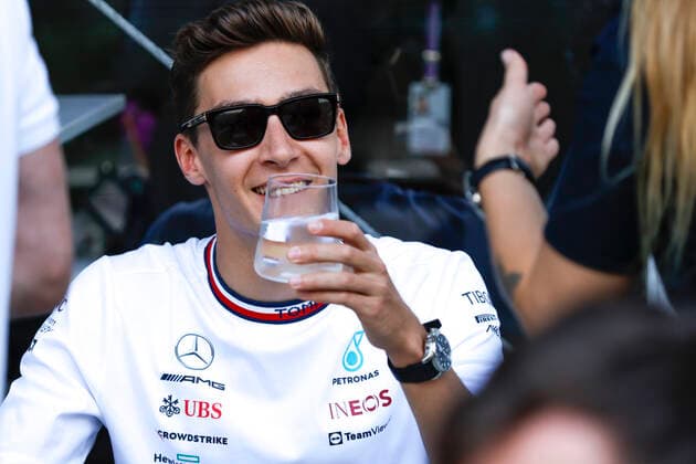 63 George Russell GBR, Mercedes AMG Petronas F1 Team , F1 Grand Prix of Miami at Miami International Autodrome on May 5, 2022 in Miami, United States of America Photo by HOCH ZWEI Miami United States of America