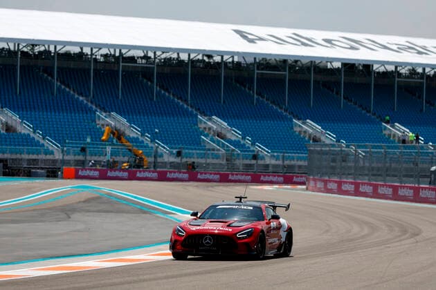 F1 Safety Car, Mercedes AMG GT Black Series, F1 Grand Prix of Miami at Miami International Autodrome on May 5, 2022 in Miami, United States of America Photo by HOCH ZWEI Miami United States of America