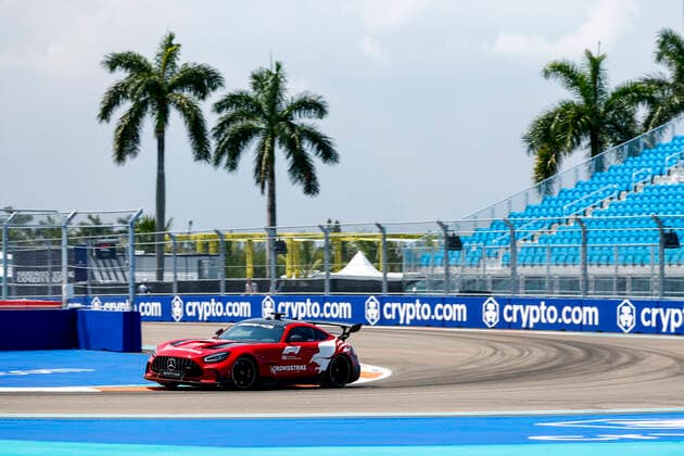F1 Safety Car, Mercedes AMG GT Black Series, F1 Grand Prix of Miami at Miami International Autodrome on May 5, 2022 in Miami, United States of America Photo by HOCH ZWEI Miami United States of America