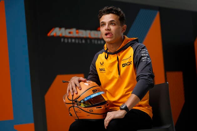 4 Lando Norris GBR, McLaren F1 Team , F1 Grand Prix of Miami at Miami International Autodrome on May 5, 2022 in Miami, United States of America Photo by HOCH ZWEI Miami United States of America