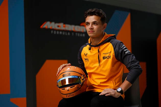 4 Lando Norris GBR, McLaren F1 Team , F1 Grand Prix of Miami at Miami International Autodrome on May 5, 2022 in Miami, United States of America Photo by HOCH ZWEI Miami United States of America