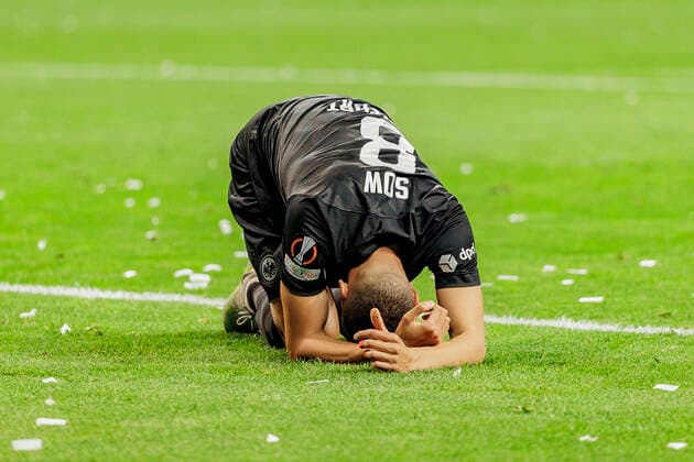 UEFA Europa League, Eintracht Frankfurt vs West Ham United, Deutsche Bank Park, Frankfurt, 05 05 2022 Djibril Sow Eintracht Frankfurt 8 , Eintracht Frankfurt vs West Ham United, Frankfurt, Deutsche Bank Park, 5 5 2022 Copyright: xBEAUTIFULxSPORTS Gawlikx