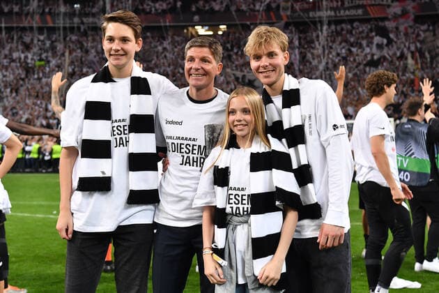 Soccer Europa League semi-final Eintracht Frankfurt West Ham United on 05 05 2022 at Deutsche Bank Park in Frankfurt Oliver Glasner coach head coach Frankfurt xHDx