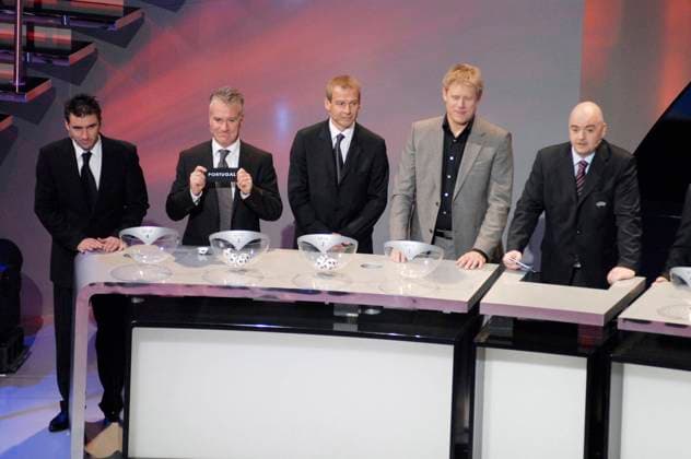 FINAL DRAW FOR EURO 08 Draw of the group matches for the European Football Championship 2008 on Sunday 02 12 07 at the Culture and Congress Center KKL in Lucerne Lucerne Switzerland Suisse Svizzera Switzerland  Copyright: Ex-PressxMarkusxFortex MFO20071202_21