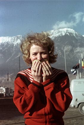 9th Winter Olympics in Innsbruck, Austria, 1964 6719569 07.02.1964 The 9th Winter Olympics in Innsbruck, Austria, January 29-February 9, 1964. Photo: Six-time Olympic speed-skating champion Lidia Skoblikova. Yuriy Somov Innsbruck Austria  Copyright: xYuriyxSomovx