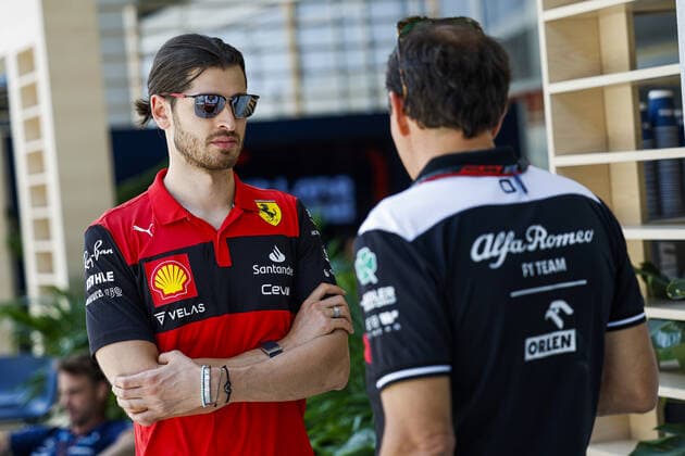 GIOVINAZZI Antonio (ita), Scuderia Ferrari F1-75 reserve and test driver, portrait during the Formula 1 Crypto.com Miami Grand Prix 2022, 5th round of the 2022 FIA Formula One World Championship, WM, Weltmeisterschaft on the Miami International Autodrome, from May 6 to 8, 2022 in Miami Gardens, Florida, United States of America - F1 - MIAMI GRAND PRIX 2022 DPPI Panoramic  00122013__DEL8533.JPG_