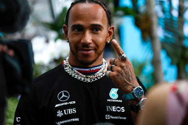 44 Lewis Hamilton GBR, Mercedes AMG Petronas F1 Team , F1 Grand Prix of Miami at Miami International Autodrome on May 6, 2022 in Miami, United States of America Photo by HOCH ZWEI Miami United States of America