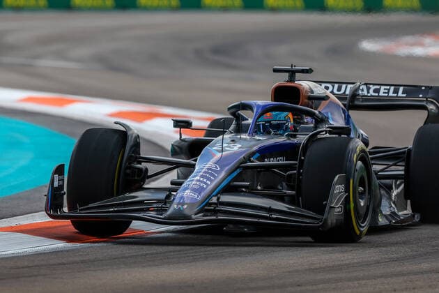 23 ALBON Alexander (tha), Williams Racing FW44, action during the Formula 1 Crypto.com Miami Grand Prix 2022, 5th round of the 2022 FIA Formula One World Championship, WM, Weltmeisterschaft on the Miami International Autodrome, from May 6 to 8, 2022 in Miami Gardens, Florida, United States of America - F1 - MIAMI GRAND PRIX 2022 DPPI Panoramic  20220506_GOOD7554