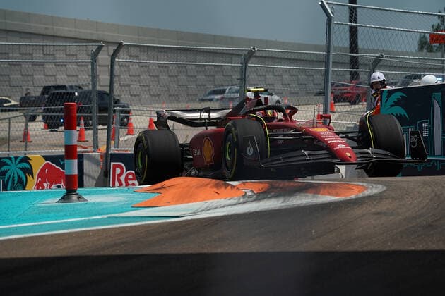 FORMULA 1 CRYPTO COM MIAMI GRAND PRIX 06 05 2022, Miami International Autodrome, Miami, FORMULA 1 CRYPTO COM MIAMI GRAND PRIX ,in picture Carlos Sainz Jr ESP , Scuderia Ferrari nordphotoxGmbHx xBratic nph00250