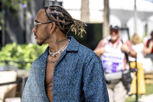 Miami - 06-05-2022, Miami International Autodrome, Lewis Hamilton at the Formula 1 Miami Grand Prix. Formula 1 Miami Grand Prix Friday  x16465657x Copyright: