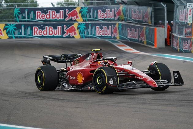 FORMULA 1 CRYPTO COM MIAMI GRAND PRIX 06 05 2022, Miami International Autodrome, Miami, FORMULA 1 CRYPTO COM MIAMI GRAND PRIX ,in picture Carlos Sainz Jr ESP , Scuderia Ferrari nordphotoxGmbHx xBratic nph00250