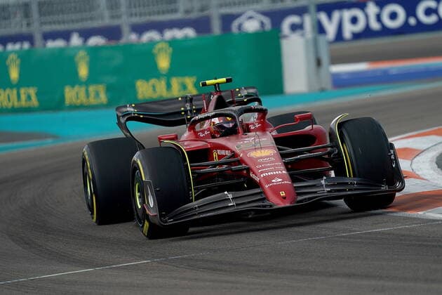 FORMULA 1 CRYPTO COM MIAMI GRAND PRIX 07 05 2022, Miami International Autodrome, Miami, FORMULA 1 CRYPTO COM MIAMI GRAND PRIX ,in picture Carlos Sainz Jr ESP , Scuderia Ferrari nordphotoxGmbHx xBratic nph00250
