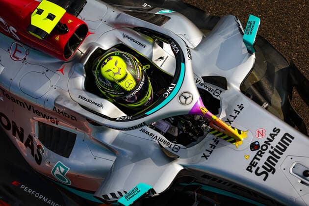 44 HAMILTON Lewis (gbr), Mercedes AMG F1 Team W13, action during the Formula 1 Crypto.com Miami Grand Prix 2022, 5th round of the 2022 FIA Formula One World Championship, WM, Weltmeisterschaft on the Miami International Autodrome, from May 6 to 8, 2022 in Miami Gardens, Florida, United States of America - F1 - MIAMI GRAND PRIX 2022 DPPI Panoramic  20220506_G00D6730