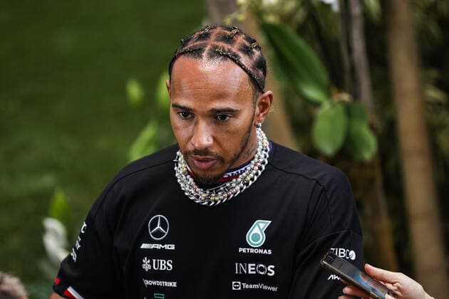 HAMILTON Lewis (gbr), Mercedes AMG F1 Team W13, portrait during the Formula 1 Crypto.com Miami Grand Prix 2022, 5th round of the 2022 FIA Formula One World Championship, WM, Weltmeisterschaft on the Miami International Autodrome, from May 6 to 8, 2022 in Miami Gardens, Florida, United States of America - F1 - MIAMI GRAND PRIX 2022 DPPI Panoramic  00122013__R5_6020