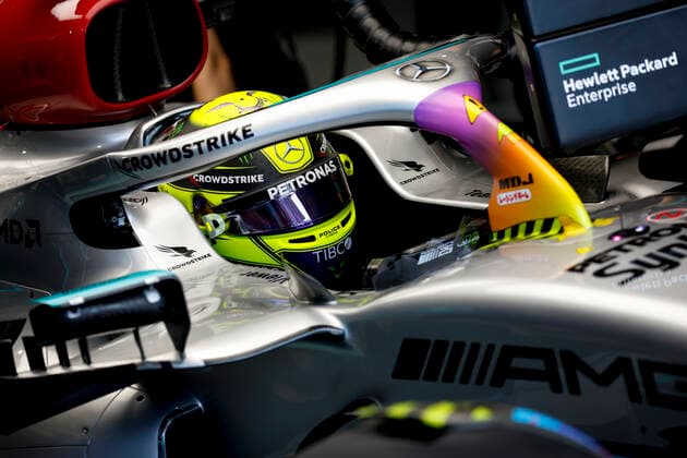 44 Lewis Hamilton GBR, Mercedes AMG Petronas F1 Team , F1 Grand Prix of Miami at Miami International Autodrome on May 6, 2022 in Miami, United States of America Photo by HOCH ZWEI Miami United States of America