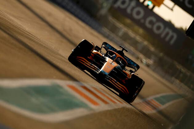 3 Daniel Ricciardo AUS, McLaren F1 Team , F1 Grand Prix of Miami at Miami International Autodrome on May 7, 2022 in Miami, United States of America Photo by HOCH ZWEI Miami United States of America
