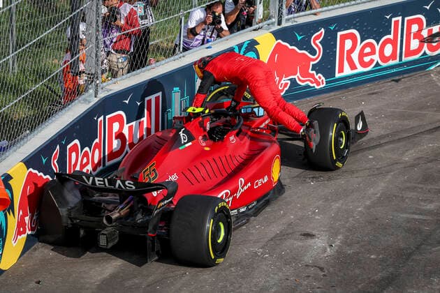 55 Carlos Sainz ESP, Scuderia Ferrari , F1 Grand Prix of Miami at Miami International Autodrome on May 6, 2022 in Miami, United States of America Photo by HOCH ZWEI Miami United States of America