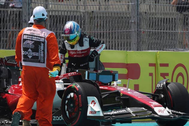 77 Valtteri Bottas FIN, Alfa Romeo F1 Team ORLEN , F1 Grand Prix of Miami at Miami International Autodrome on May 6, 2022 in Miami, United States of America Photo by HOCH ZWEI Miami United States of America