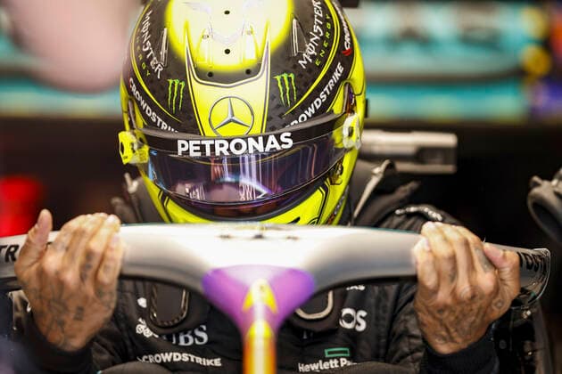 44 Lewis Hamilton GBR, Mercedes AMG Petronas F1 Team , F1 Grand Prix of Miami at Miami International Autodrome on May 6, 2022 in Miami, United States of America Photo by HOCH ZWEI Miami United States of America