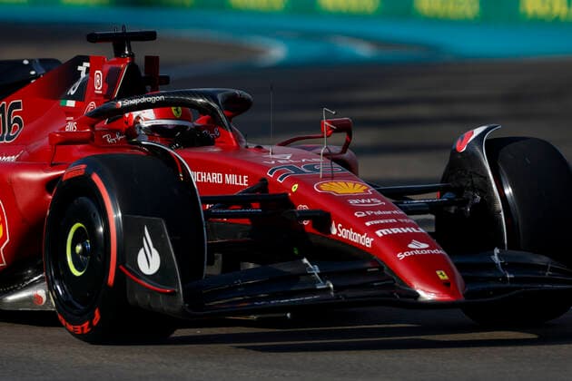 16 Charles Leclerc MCO, Scuderia Ferrari , F1 Grand Prix of Miami at Miami International Autodrome on May 6, 2022 in Miami, United States of America Photo by HOCH ZWEI Miami United States of America