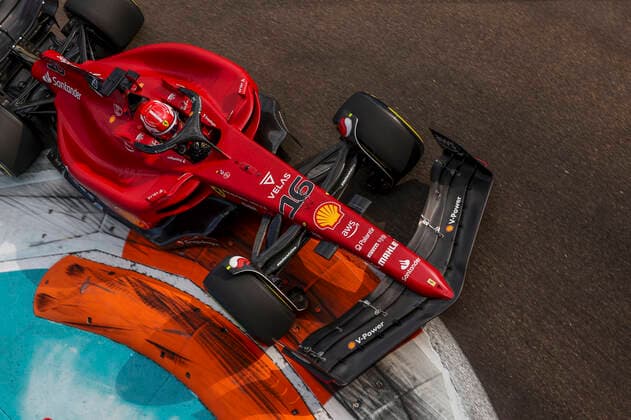 16 Charles Leclerc MCO, Scuderia Ferrari , F1 Grand Prix of Miami at Miami International Autodrome on May 6, 2022 in Miami, United States of America Photo by HOCH ZWEI Miami United States of America
