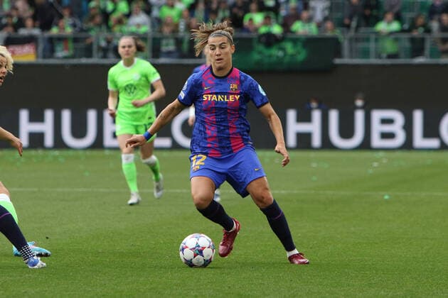 Patricia Guljarro Barcelona VfL Wolfsburg FC Barcelona UEFA Women s Champions League Season 2021 2022 Semifinal 30 April 2022 VfL Wolfsburg FC Barcelona, Wolfsburg Lower Saxony Germany Volkswagen Arena
