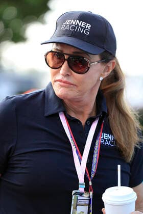 MIAMI GARDENS, FL - MAY 06: Jenner Racing team owner Caitlyn Jenner, activist, media personality, TV presenter and Olympic gold-medal winning decathlete looks on from the paddock prior to the W Series race on May 7, 2022 at the Miami International Autodrome in Miami Gardens, Florida. (Photo by David J. Griffin Icon Sportswire) AUTO: MAY 06 F1 Crypto.com Miami Grand Prix Icon9532205070100