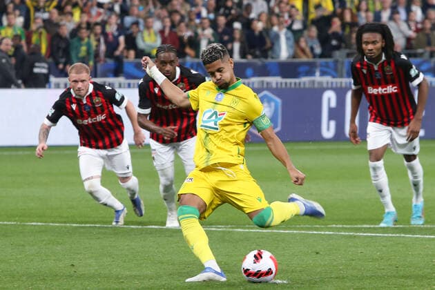 but de Ludovic Blas (Nantes) FOOTBALL : Nice Vs Nantes - Coupe de France - Finale - 07 05 2022 MichaelBaucher Panoramic 