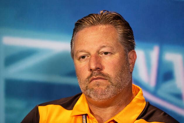 Zak Brown USA, McLaren F1 Team , F1 Grand Prix of Miami at Miami International Autodrome on May 7, 2022 in Miami, United States of America Photo by Anthony Rew DPPI via HOCH ZWEI Miami United States of America
