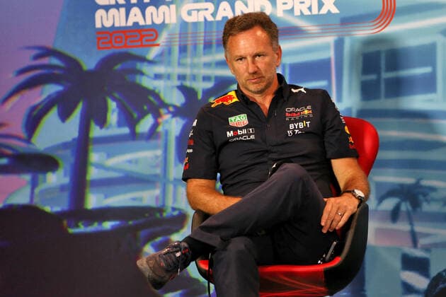 Christian Horner GBR, Oracle Red Bull Racing , F1 Grand Prix of Miami at Miami International Autodrome on May 7, 2022 in Miami, United States of America Photo by Anthony Rew DPPI via HOCH ZWEI Miami United States of America