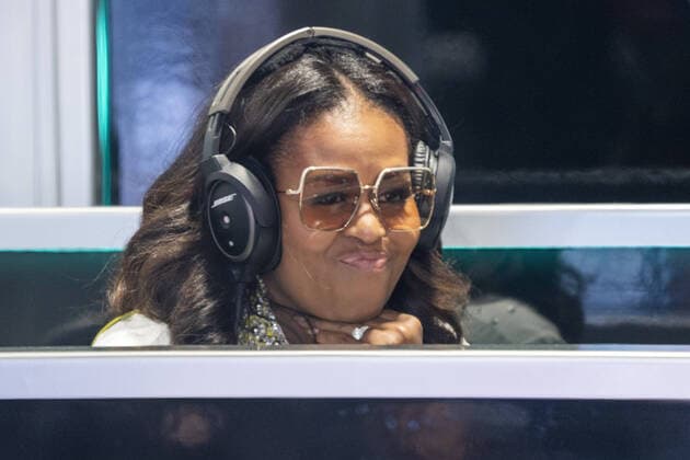 Formula 1, GP Miami, Michelle Obama as guest in the Mercedes Box