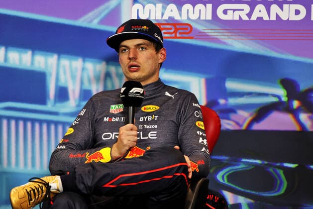 1 Max Verstappen NLD, Oracle Red Bull Racing , F1 Grand Prix of Miami at Miami International Autodrome on May 7, 2022 in Miami, United States of America Photo by DPPI via HOCH ZWEI Miami United States of America