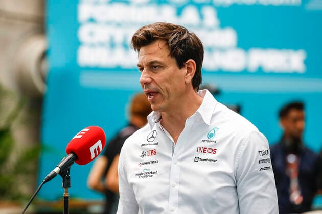 Toto Wolff AUT, Mercedes AMG Petronas F1 Team , F1 Grand Prix of Miami at Miami International Autodrome on May 7, 2022 in Miami, United States of America Photo by HOCH ZWEI Miami United States of America
