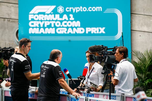 Frederic Vasseur FRA, Alfa Romeo F1 Team ORLEN , F1 Grand Prix of Miami at Miami International Autodrome on May 7, 2022 in Miami, United States of America Photo by HOCH ZWEI Miami United States of America