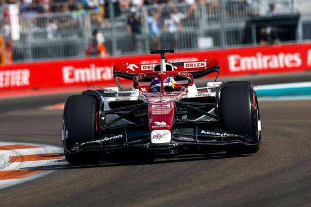 77 Valtteri Bottas FIN, Alfa Romeo F1 Team ORLEN , F1 Grand Prix of Miami at Miami International Autodrome on May 7, 2022 in Miami, United States of America Photo by HOCH ZWEI Miami United States of America