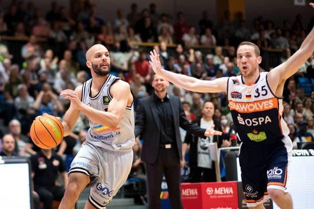 Basketball, 2. BL, Pro A, Medipolis SC Jena - Rostock Seawolves