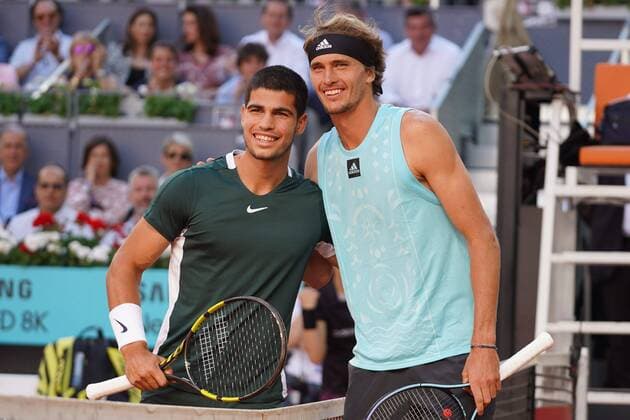 Tennis, ATP Tournament in Madrid, Final, Alexander Zverev - Carlos Alcaraz