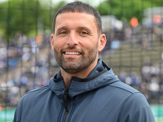 2 hearts beat in the chest of Kevin Kuranyi, who is visiting the final FC Schalke 04 U17 vs VfB Stuttgart U17, football, final German Championship B Juniors, season 2021 2022, 08 04 2022 FC Schalke 04 U17 vs VfB Stuttgart U17, football, final German Championship B Juniors, season 2021 2022, 08 04 2022 Gelsenkirchen Copyright: xEibner-Pressefotox EP_THR