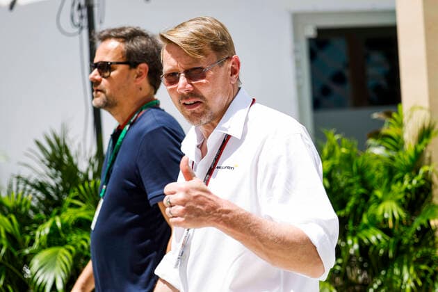 Mika Hakkinen FIN , F1 Grand Prix of Miami at Miami International Autodrome on May 8, 2022 in Miami, United States of America Photo by HOCH ZWEI Miami United States of America