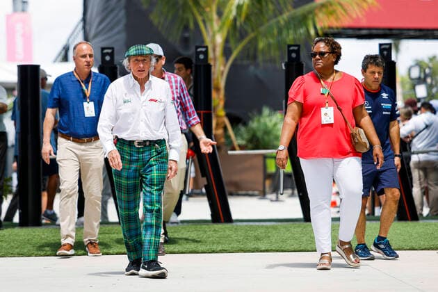 Jackie Stewart GBR , F1 Grand Prix of Miami at Miami International Autodrome on May 8, 2022 in Miami, United States of America Photo by HOCH ZWEI Miami United States of America