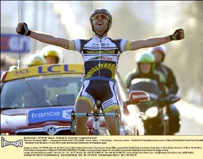 Cycling, Paris-Nice, Thomas van Gendt wins the 7th stage