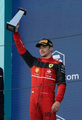 FORMULA 1 CRYPTO COM MIAMI GRAND PRIX 08 05 2022, Miami International Autodrome, Miami, FORMULA 1 CRYPTO COM MIAMI GRAND PRIX ,in the picture , 2nd place for Charles Leclerc MCO , Scuderia Ferrari nordphotoxGmbHx xBratic nph00250