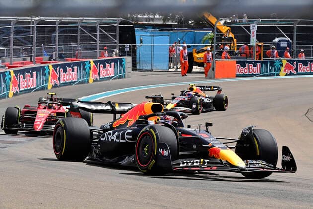 1 Max Verstappen NLD, Oracle Red Bull Racing , F1 Grand Prix of Miami at Miami International Autodrome on May 8, 2022 in Miami, United States of America Photo by HOCH ZWEI Miami United States of America