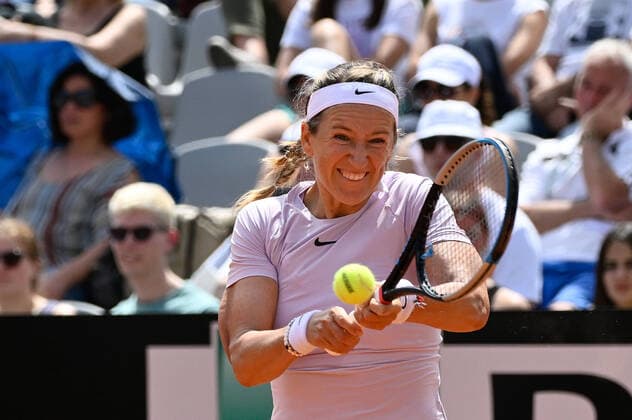 Mandatory Credit: Photo by Fabrizio Corradetti LiveMedia Shutterstock (12932021ak) Victoria Azarenka (BLR) Tennis Internationals Internazionali BNL d Italia, Foro Italico, Rome, Italy - 09 May 2022 Tennis Internationals Internazionali BNL d Italia, Foro Italico, Rome, Italy - 09 May 2022  Copyright: xFabrizioxCorradetti LiveMedia Shutterstockx 12932021ak