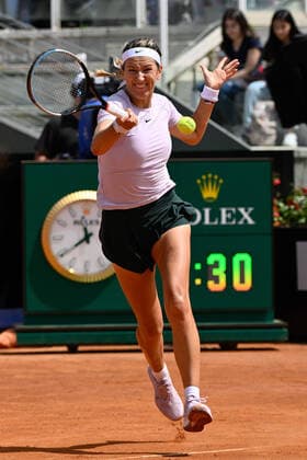 Mandatory Credit: Photo by Fabrizio Corradetti LiveMedia Shutterstock (12932021au) Victoria Azarenka (BLR) Tennis Internationals Internazionali BNL d Italia, Foro Italico, Rome, Italy - 09 May 2022 Tennis Internationals Internazionali BNL d Italia, Foro Italico, Rome, Italy - 09 May 2022  Copyright: xFabrizioxCorradetti LiveMedia Shutterstockx 12932021au